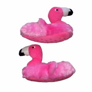 Pink Flamingo Slipper Shoes Small 9.5-2.5 NEW